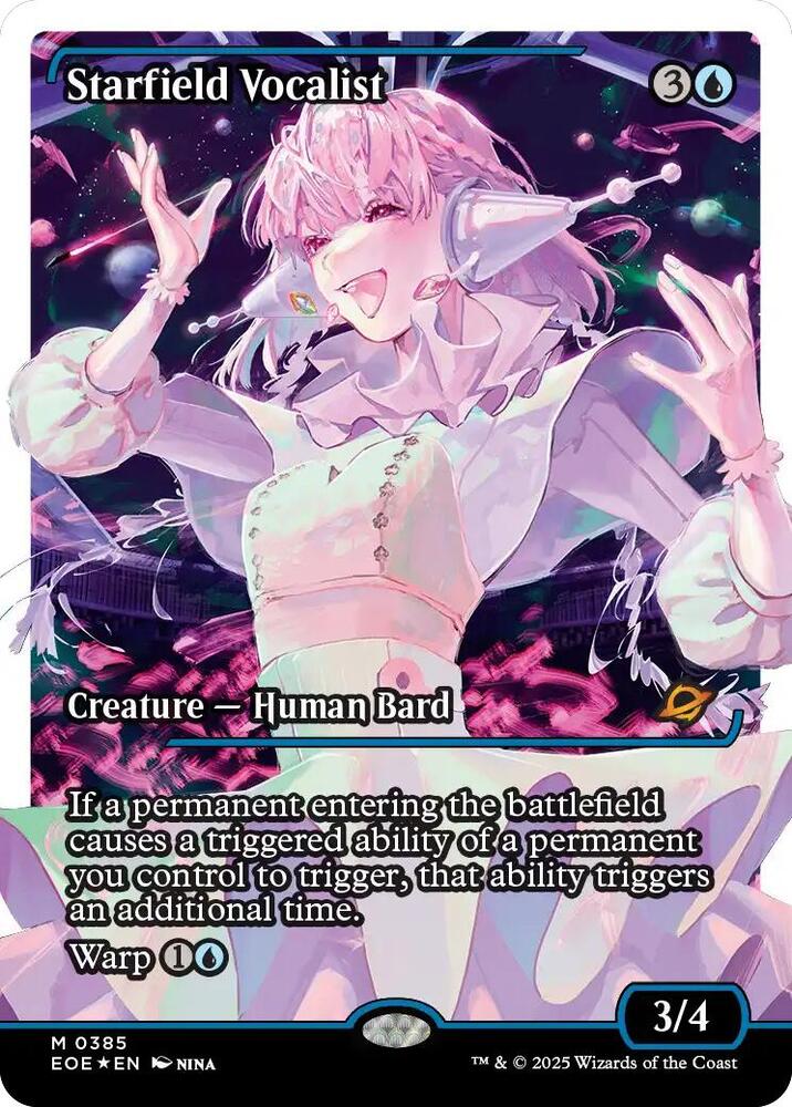 Starfield Vocalist (Showcase) (Fracture Foil) card image
