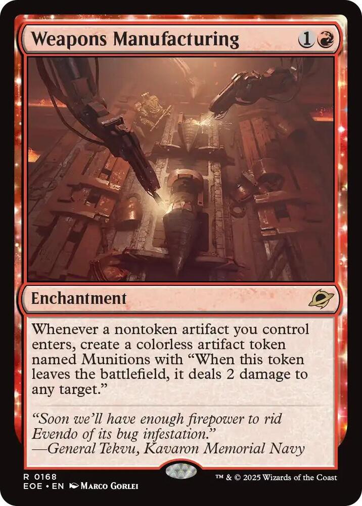 Weapons Manufacturing card image