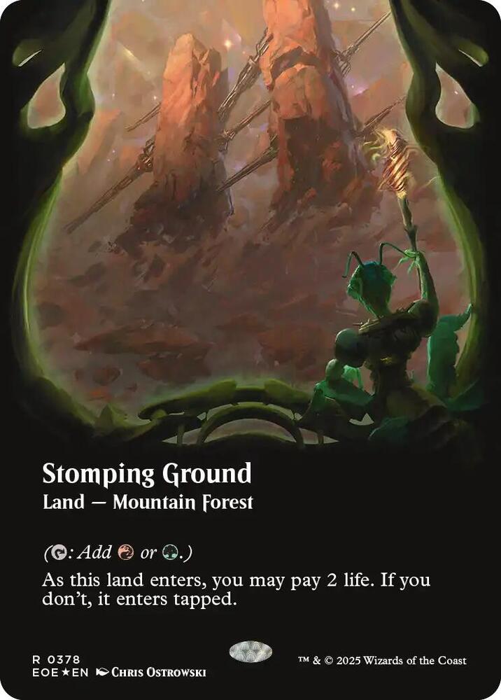 Stomping Ground (Borderless) (Galaxy Foil) card image