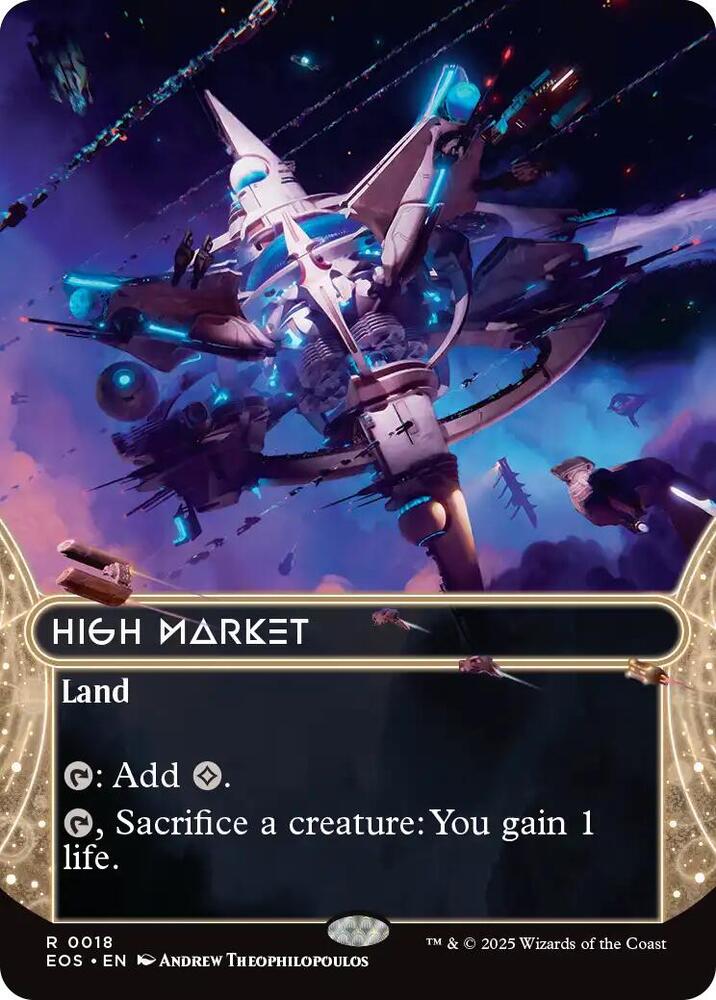 High Market (0018) (Borderless) card image