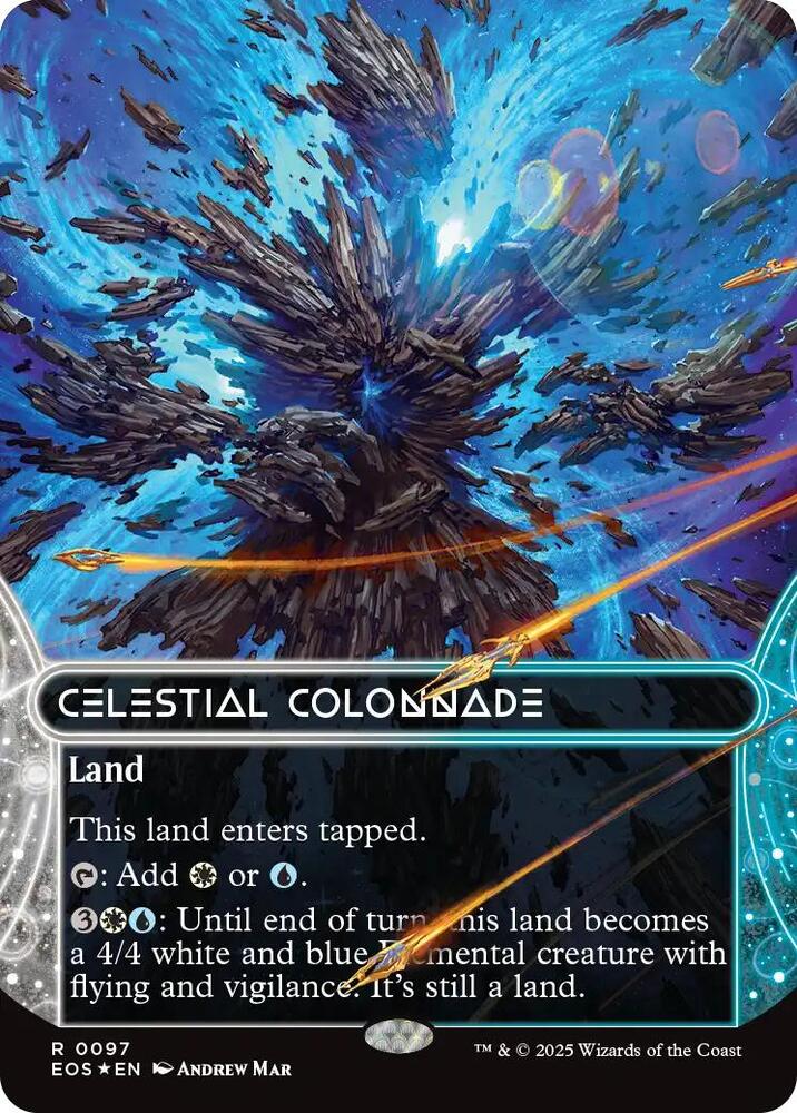 Celestial Colonnade (0097) (Borderless) (Galaxy Foil) card image