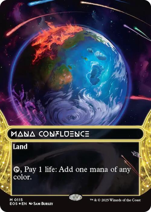 Mana Confluence (0115) (Borderless) (Galaxy Foil) card image