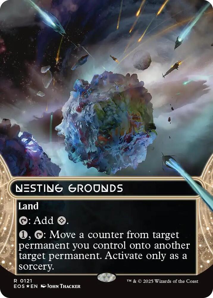 Nesting Grounds (0121) (Borderless) (Galaxy Foil) card image