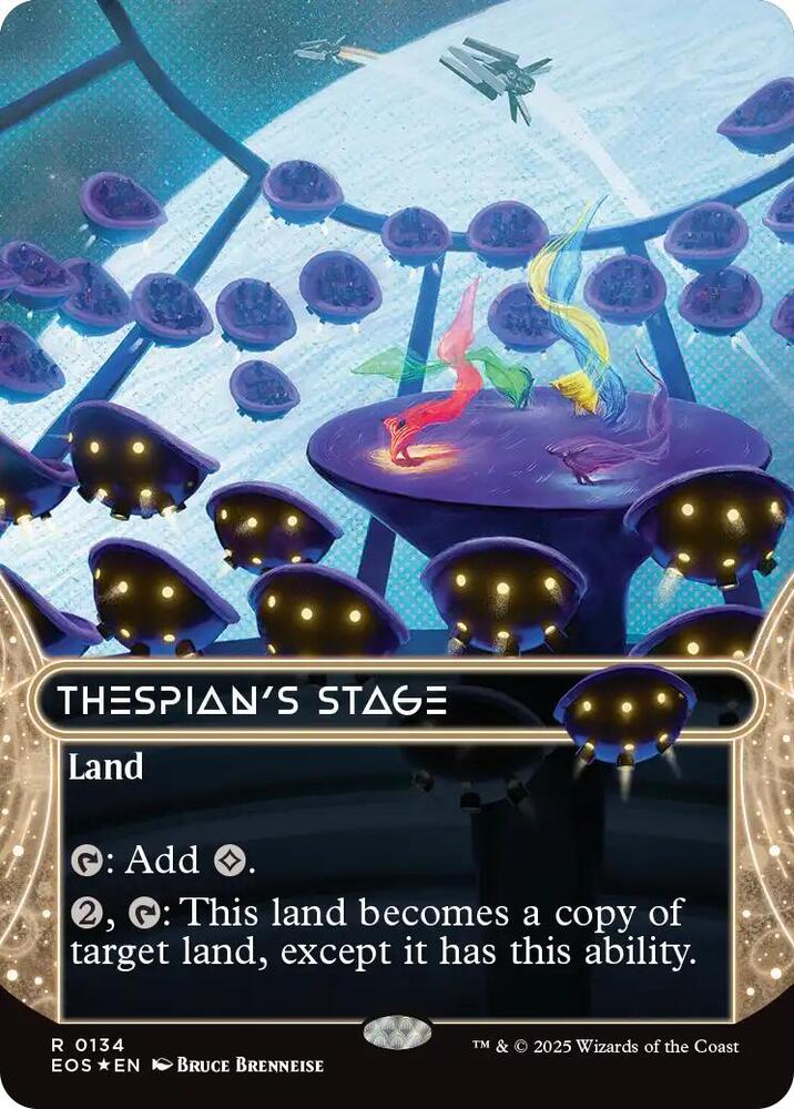 Thespian's Stage (0134) (Borderless) (Galaxy Foil) card image