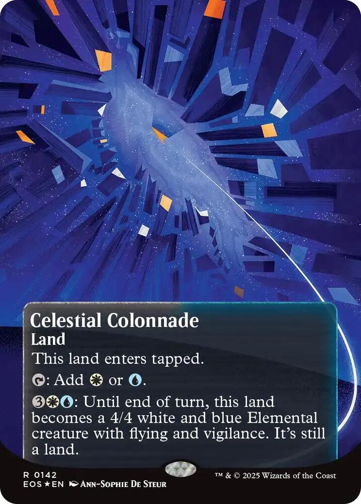 Celestial Colonnade (0142) (Borderless) (Galaxy Foil) card image