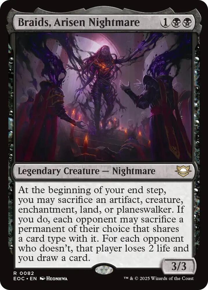 Braids, Arisen Nightmare card image