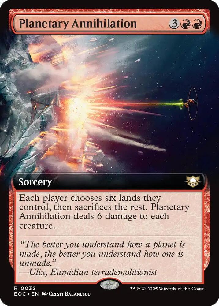 Planetary Annihilation (Extended Art) card image