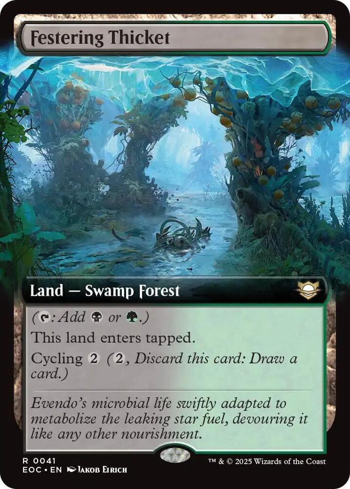 Festering Thicket (Extended Art) card image