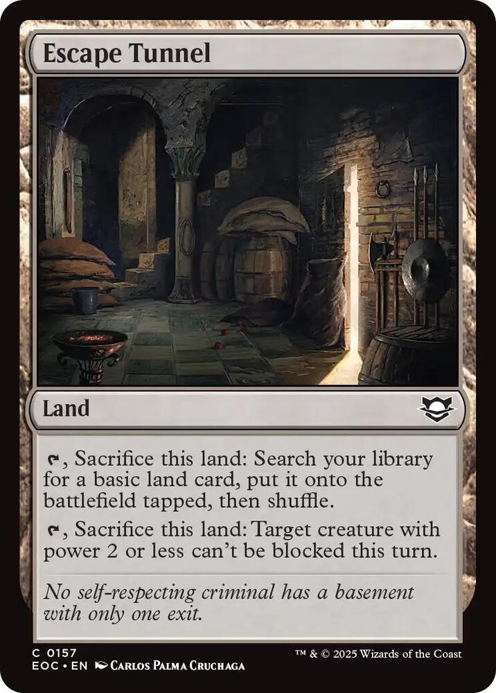 Escape Tunnel card image