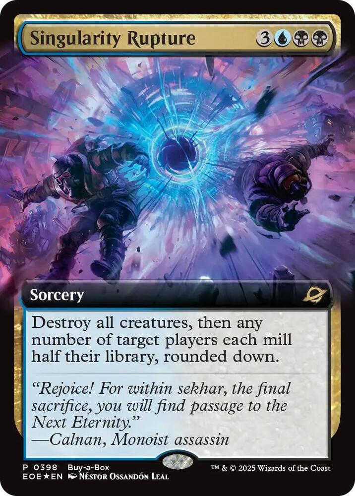 Singularity Rupture (Extended Art) card image