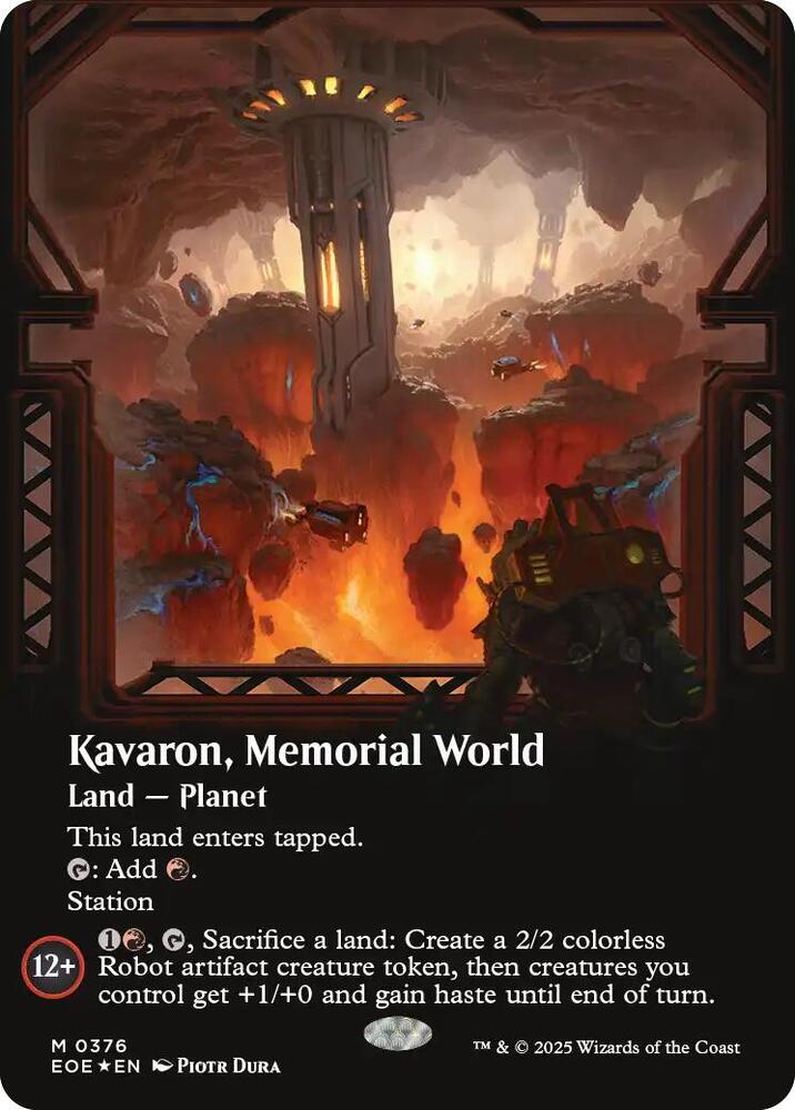 Kavaron, Memorial World (Borderless) (Galaxy Foil) card image