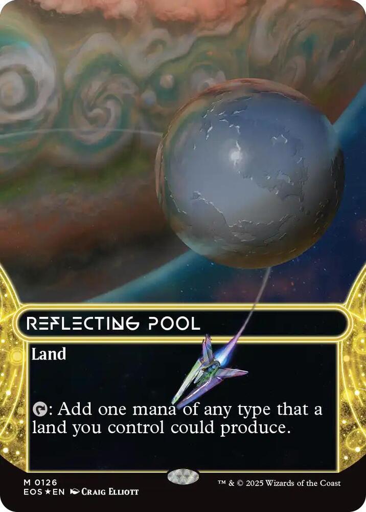 Reflecting Pool (0126) (Borderless) (Galaxy Foil) card image