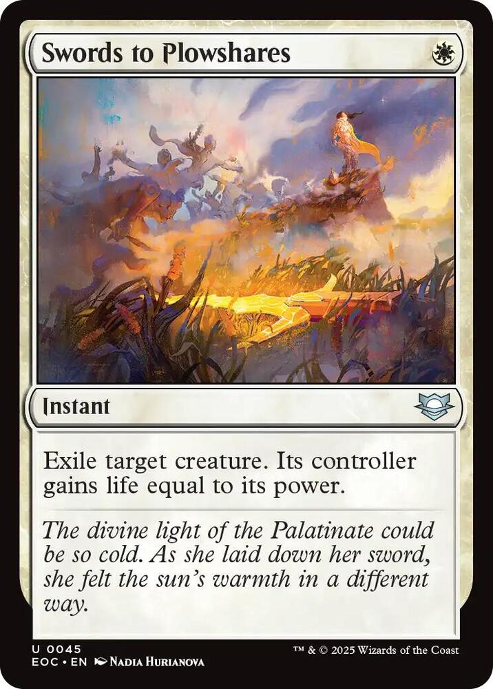 Swords to Plowshares card image