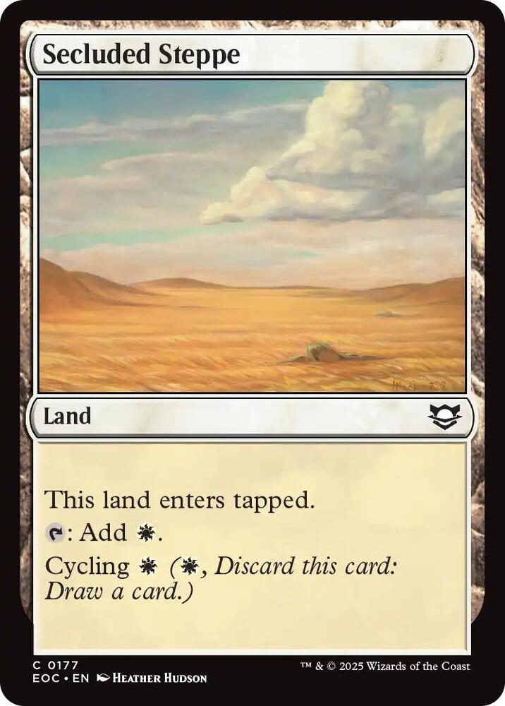 Secluded Steppe card image