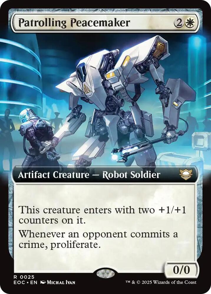 Patrolling Peacemaker (Extended Art) card image