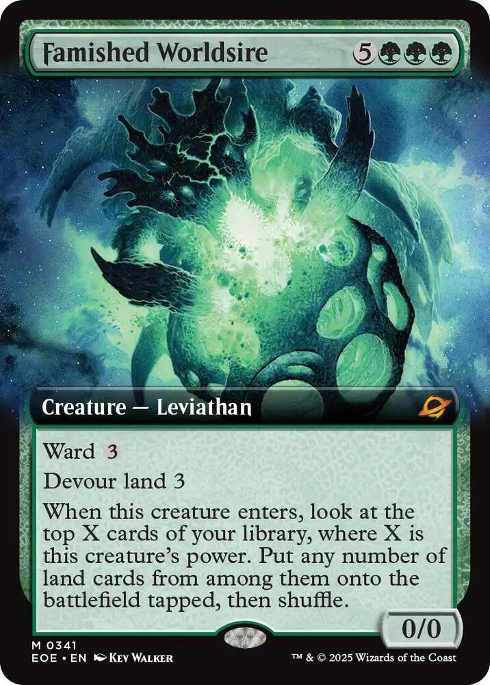 Famished Worldsire (Extended Art) card image
