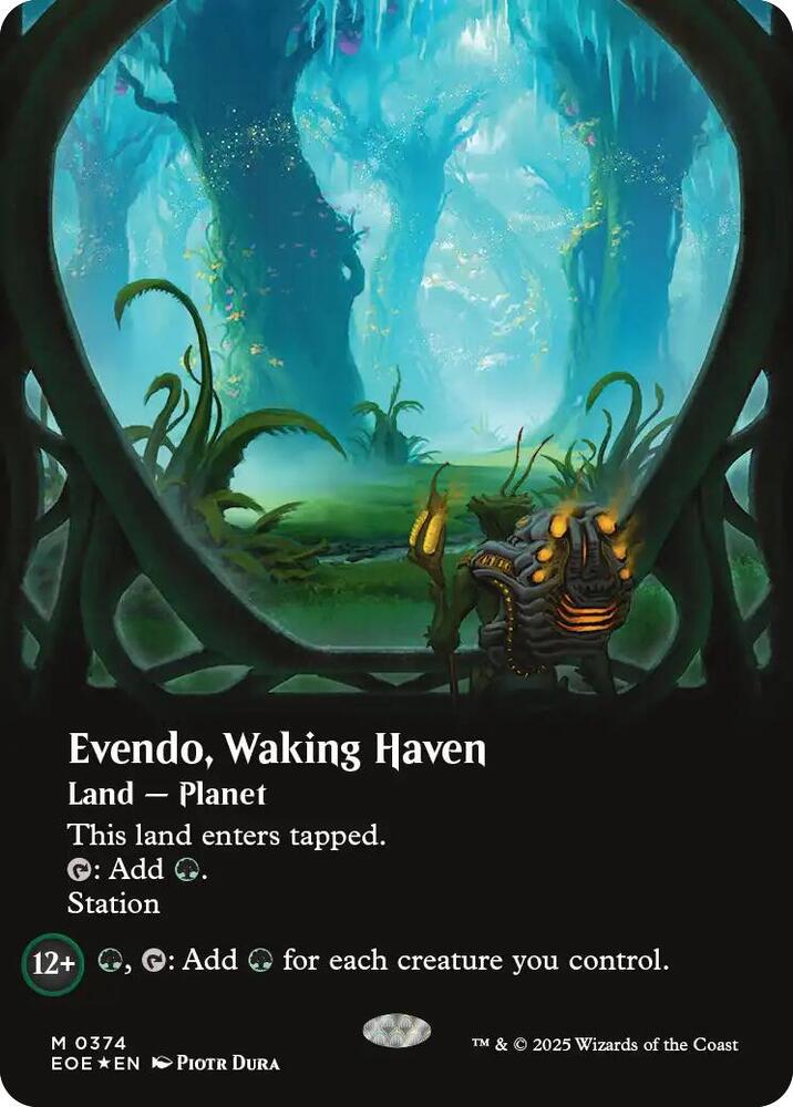 Evendo, Waking Haven (Borderless) (Galaxy Foil) card image