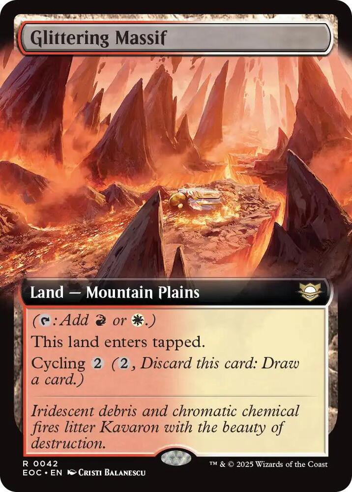 Glittering Massif (Extended Art) card image