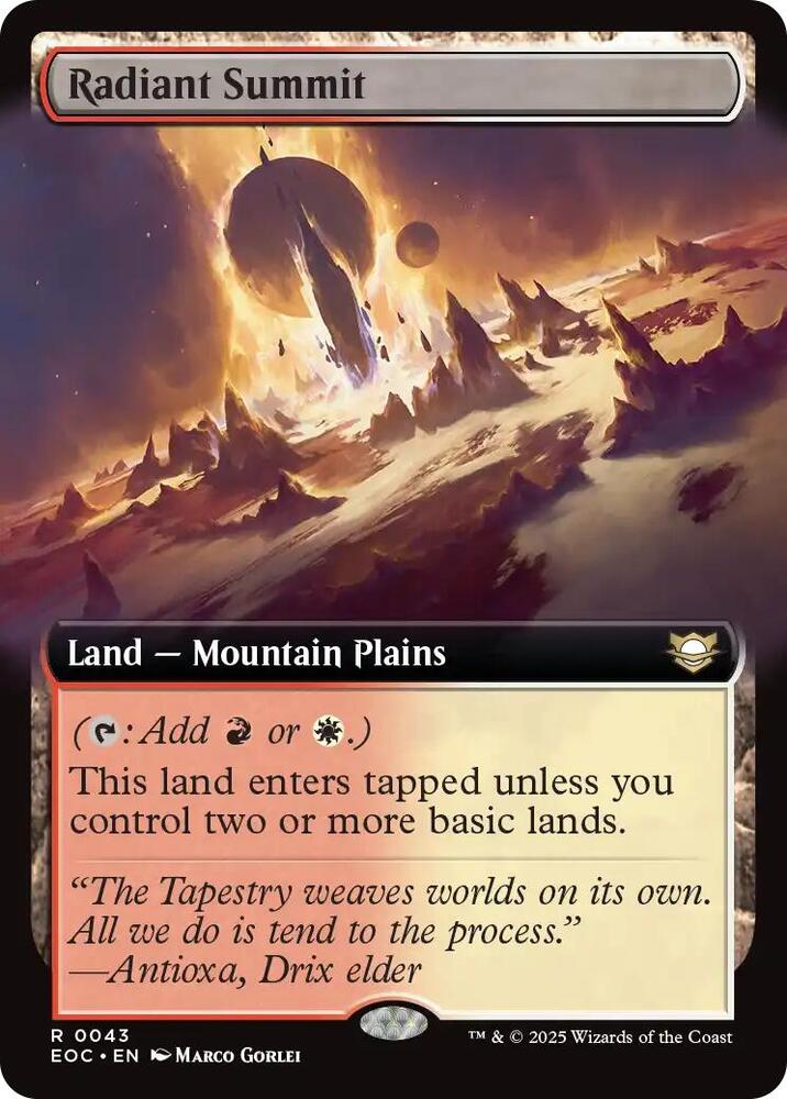 Radiant Summit (Extended Art) card image