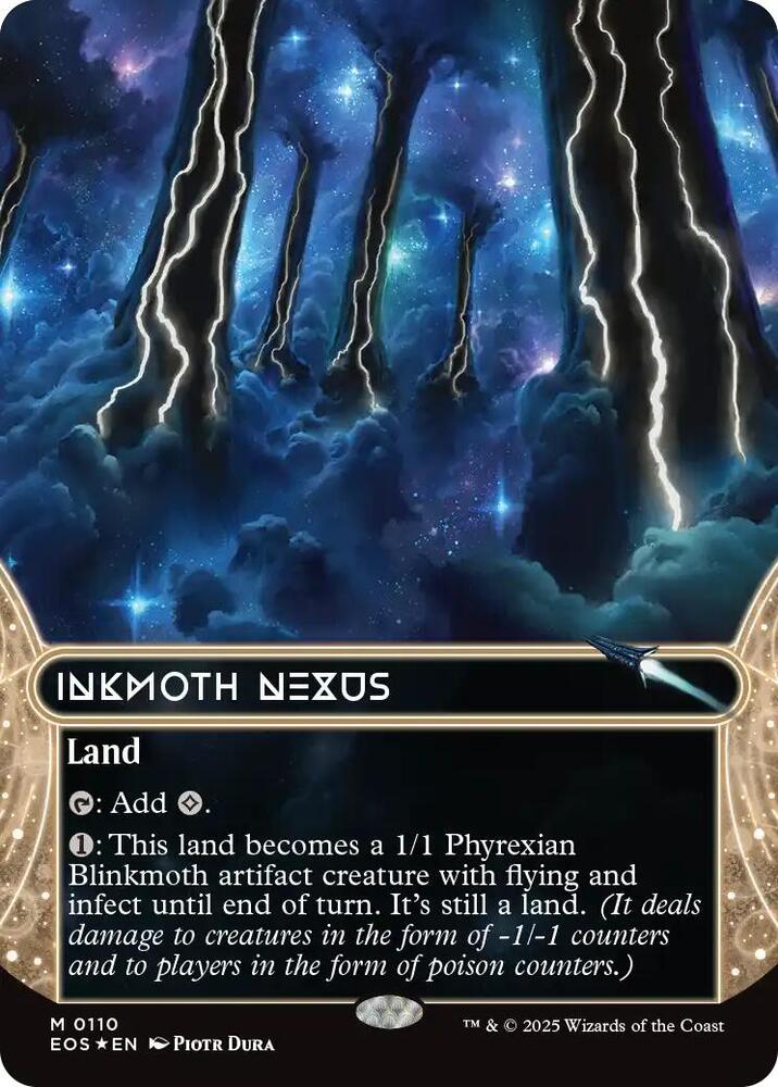 Inkmoth Nexus (0110) (Borderless) (Galaxy Foil) card image