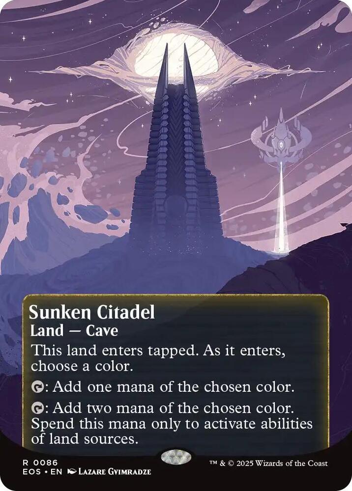 Sunken Citadel (0086) (Borderless) card image