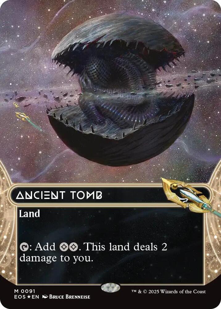 Ancient Tomb (0091) (Borderless) (Galaxy Foil) card image