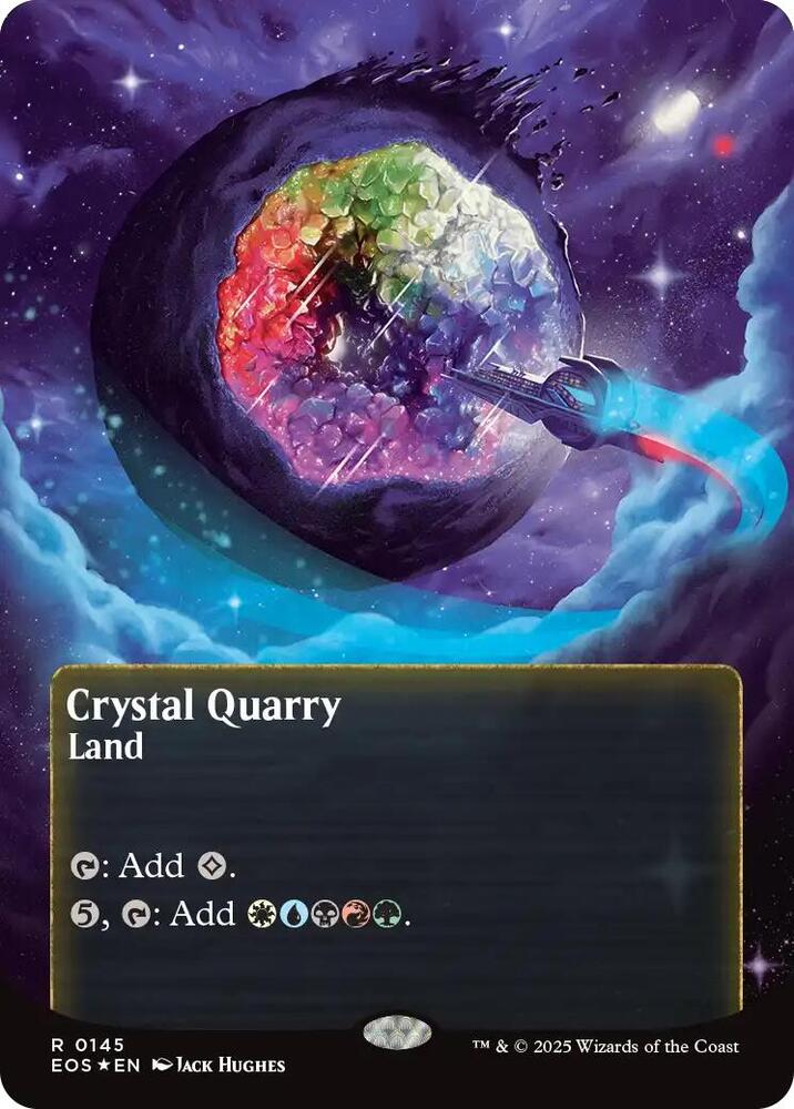 Crystal Quarry (0145) (Borderless) (Galaxy Foil) card image