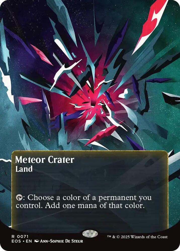 Meteor Crater (0071) (Borderless) card image