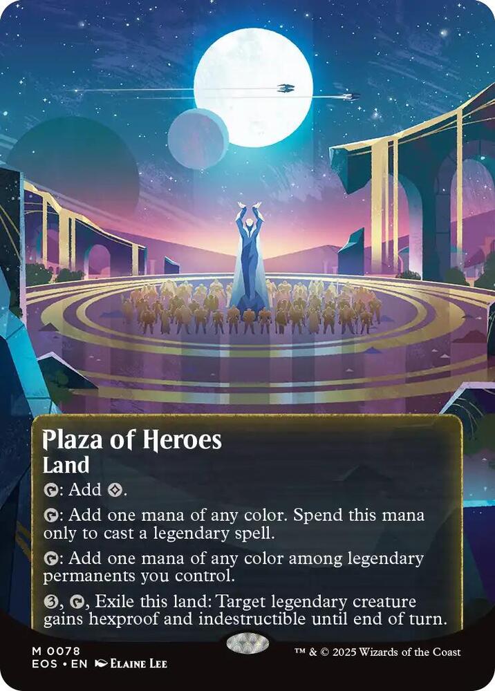 Plaza of Heroes (0078) (Borderless) card image