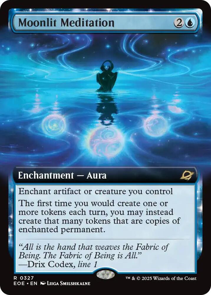 Moonlit Meditation (Extended Art) card image