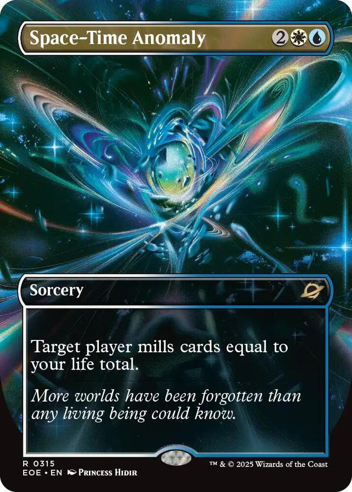Space-Time Anomaly (Borderless) card image
