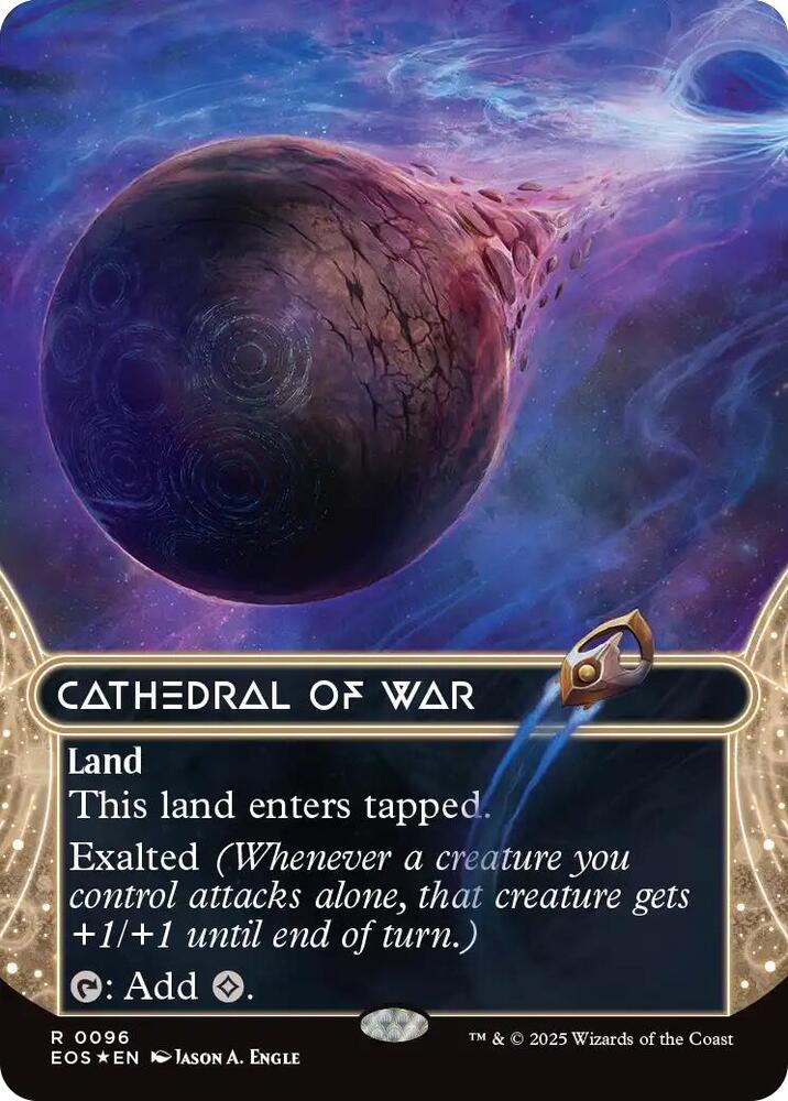 Cathedral of War (0096) (Borderless) (Galaxy Foil) card image