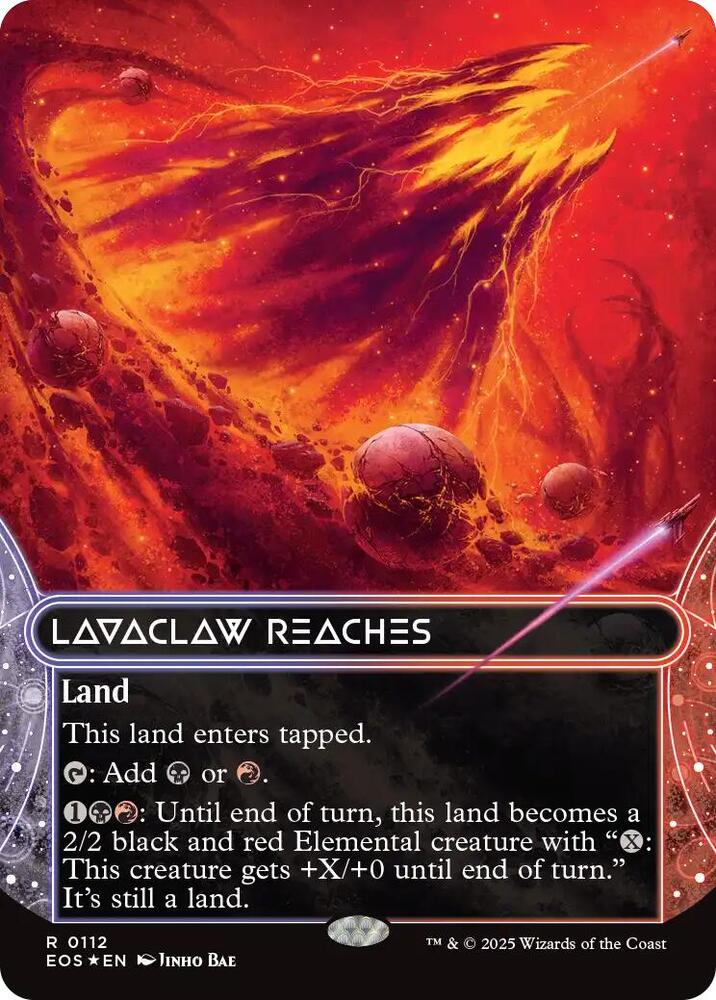 Lavaclaw Reaches (0112) (Borderless) (Galaxy Foil) card image