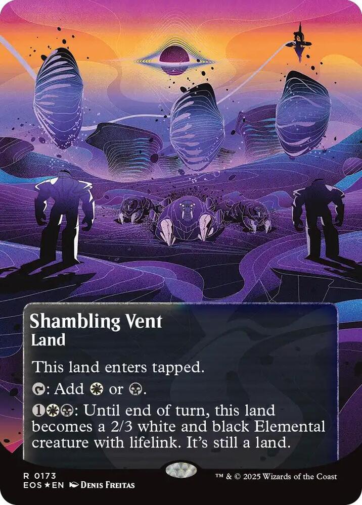 Shambling Vent (0173) (Borderless) (Galaxy Foil) card image