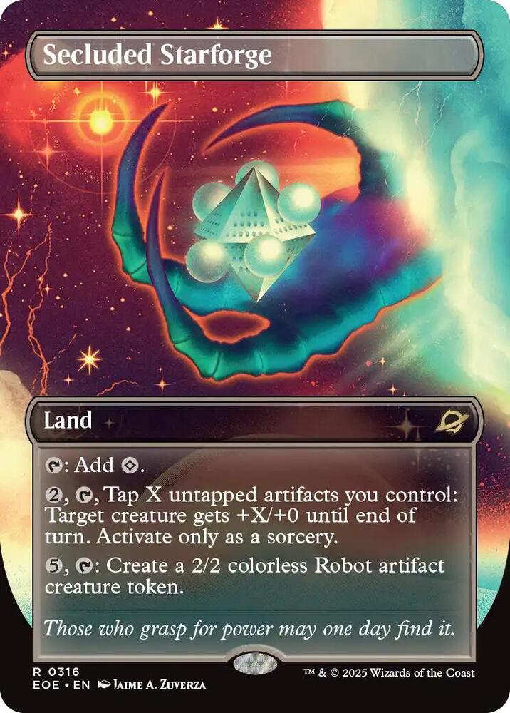 Secluded Starforge (Borderless) card image
