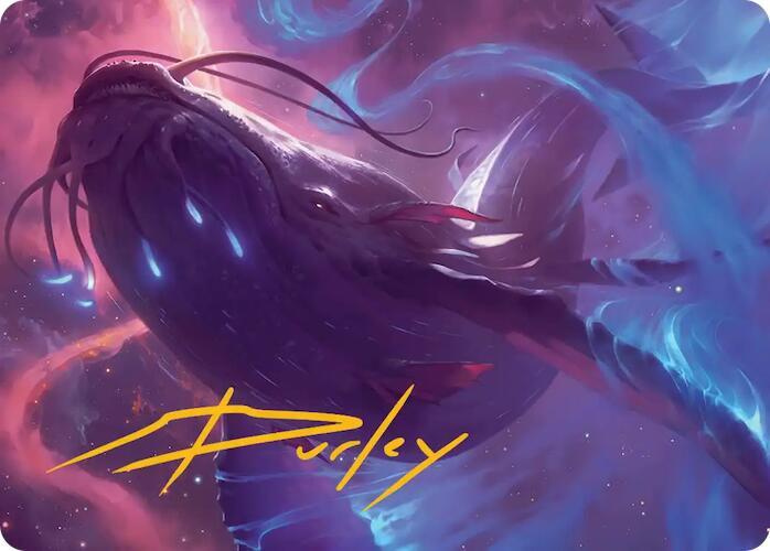 Starbreach Whale Art Card (Gold-Stamped Signature) card image