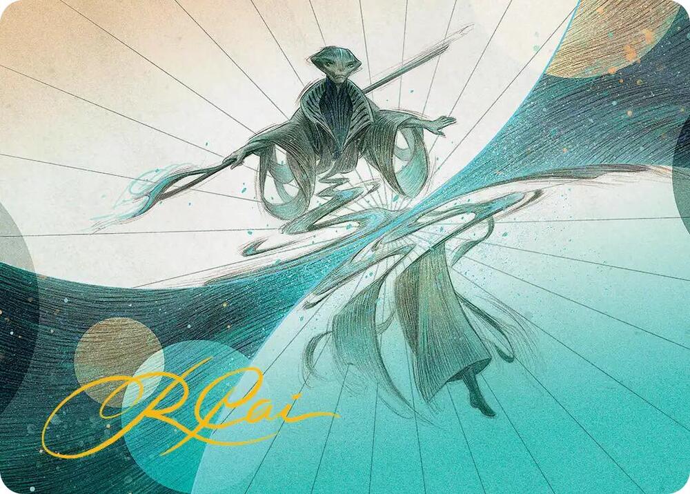 Weftwalking Art Card (Gold-Stamped Signature) card image