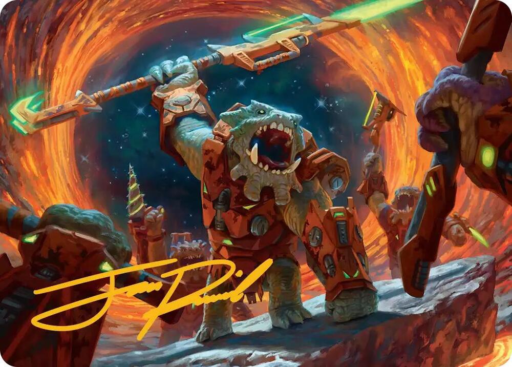Frontline War-Rager Art Card (Gold-Stamped Signature) card image
