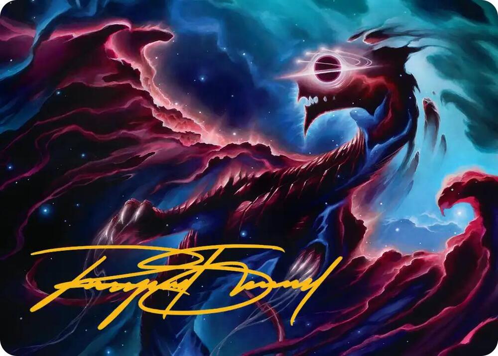 Nova Hellkite Art Card (18/54) (Gold-Stamped Signature) card image