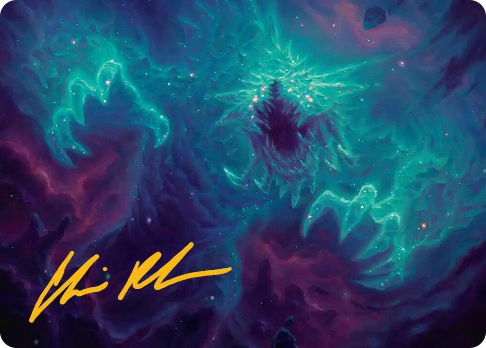 Cosmogoyf Art Card (Gold-Stamped Signature) card image