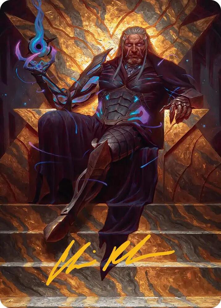 Tezzeret, Cruel Captain Art Card (1/54) (Gold-Stamped Signature) card image