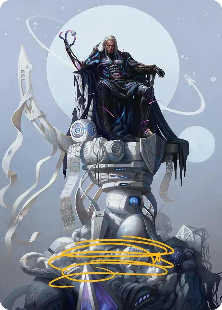 Tezzeret, Cruel Captain Art Card (35/54) (Gold-Stamped Signature) card image