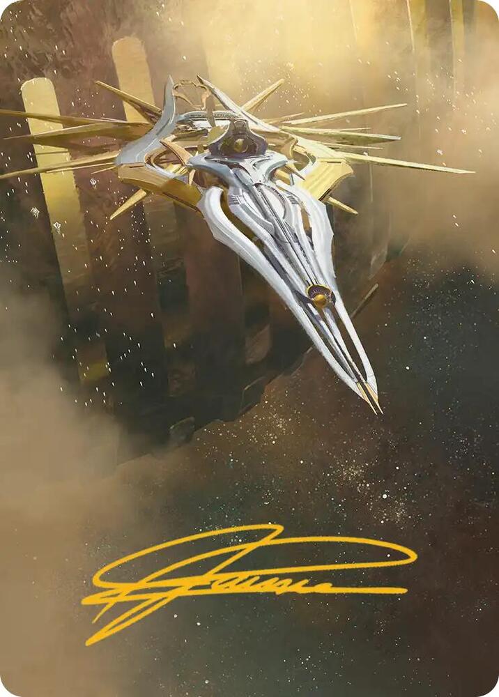 Dawnsire, Sunstar Dreadnought Art Card (Gold-Stamped Signature) card image