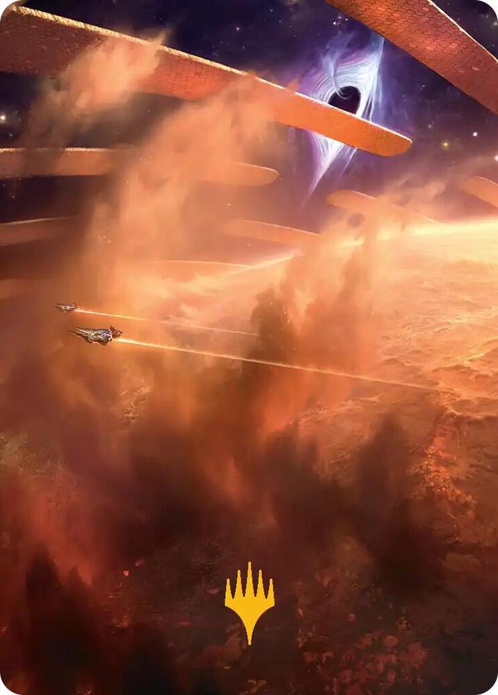 Adagia, Windswept Bastion Art Card (Gold-Stamped Planeswalker Symbol) card image