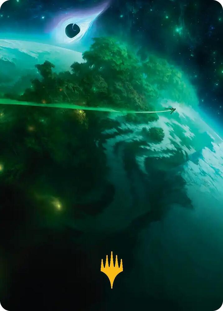 Evendo, Waking Haven Art Card (Gold-Stamped Planeswalker Symbol) card image