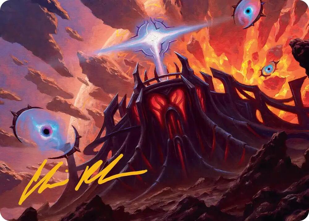 Secluded Starforge Art Card (Gold-Stamped Signature) card image