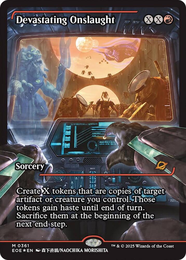 Devastating Onslaught (0361) (Showcase) card image