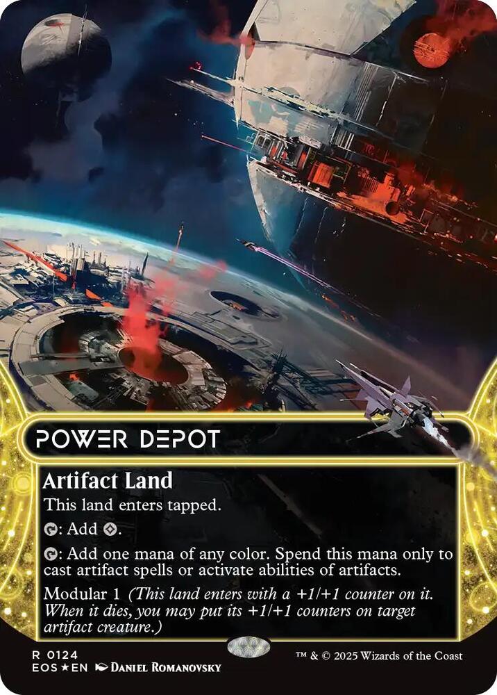Power Depot (0124) (Borderless) (Galaxy Foil) card image