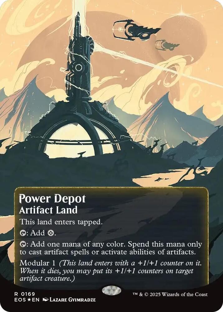 Power Depot (0169) (Borderless) (Galaxy Foil) card image