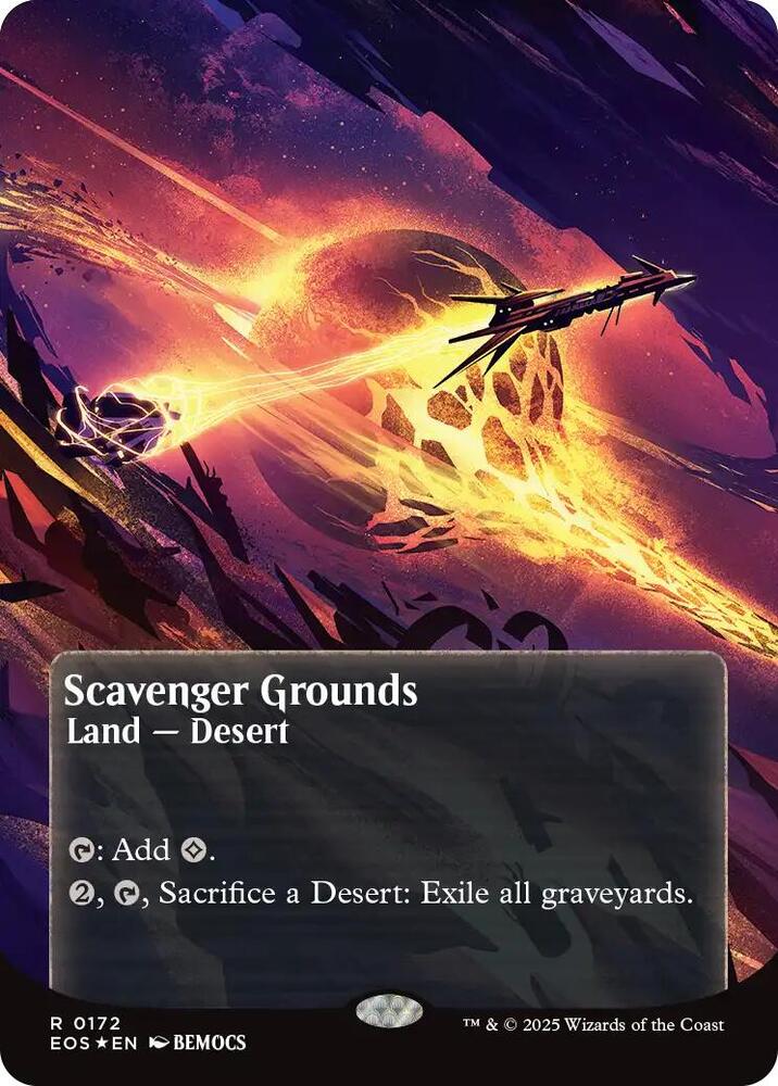 Scavenger Grounds (0172) (Borderless) (Galaxy Foil) card image